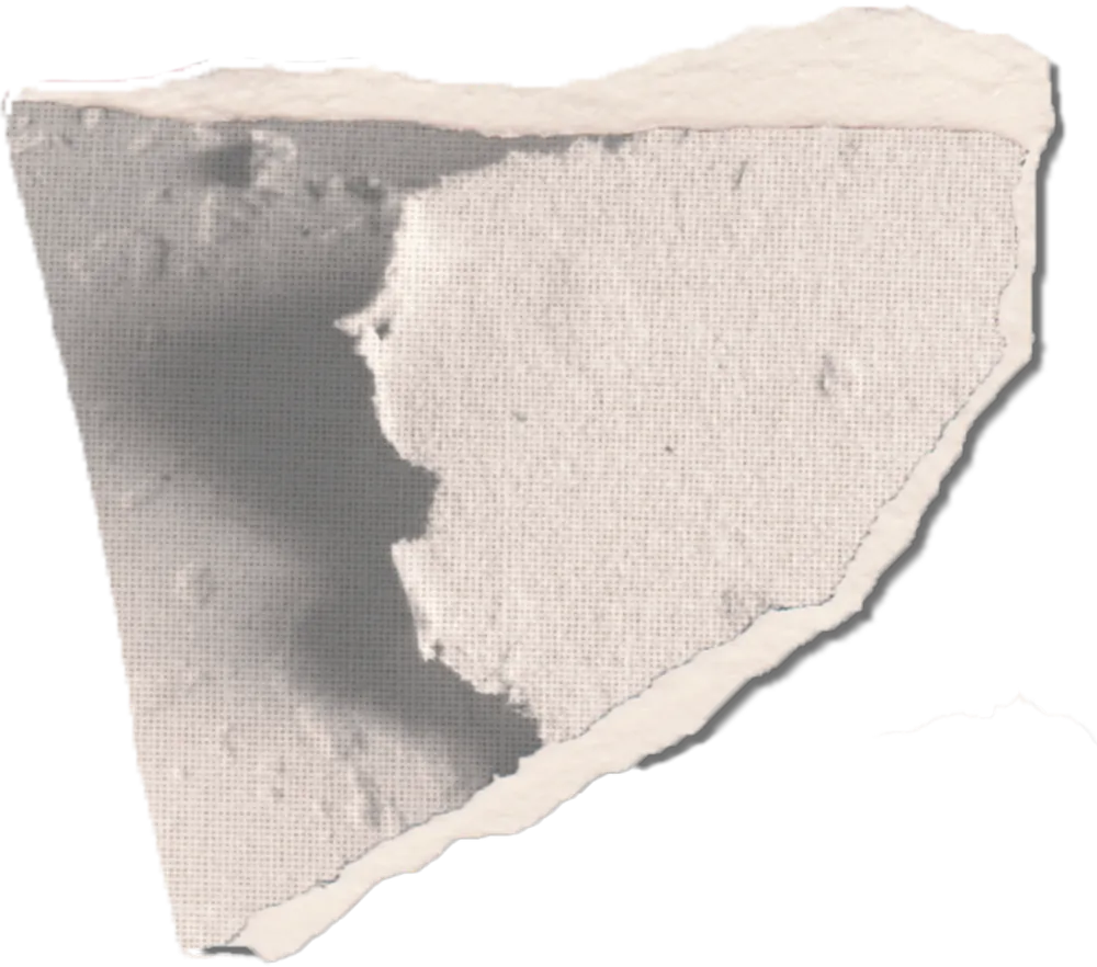 Borde rasgado de papel artesanal